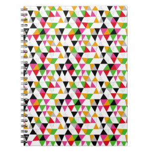 It's a fractal party! This vibrant coloured vintag Notebook