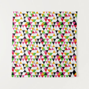 It's a fractal party! This vibrant coloured vintag Tapestry
