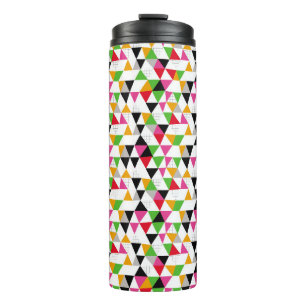 It's a fractal party! This vibrant coloured vintag Thermal Tumbler
