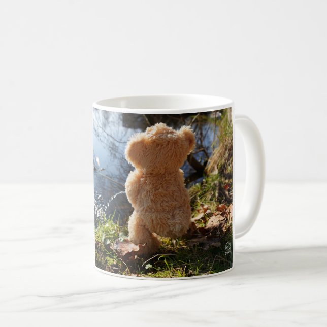 It's a funny bear who's teasing. coffee mug (Front Right)
