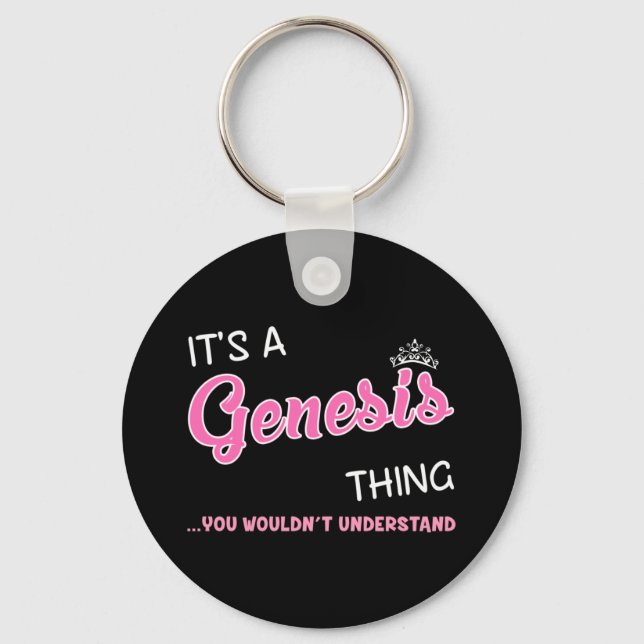 It's a Genesis thing you wouldn't understand name Key Ring (Front)