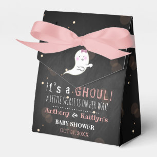 It's A Ghoul! Little Spirit Halloween Baby Shower Favour Box