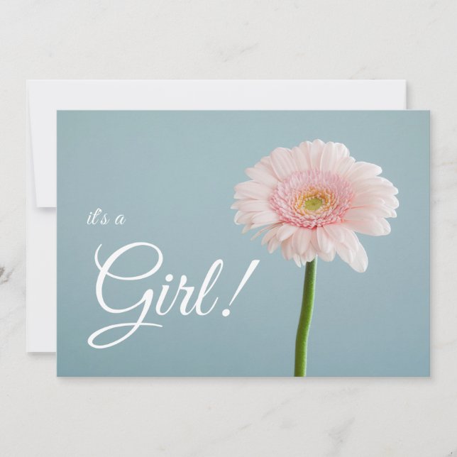 It's a Girl! Announcement (Front)