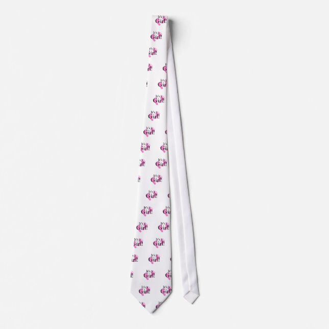 Its a Girl - Baby, Newborn, Baby Shower Tie (Front)