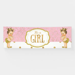 It's a Girl Baby Shower Banner