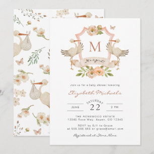 It's A Girl! Baby Shower Invitation