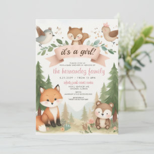 It's a Girl Baby Shower Invitation