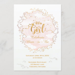 Its a Girl Baby shower Invitation