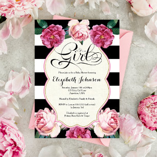 It's a Girl Baby Shower Invitation