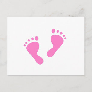 Its a Girl - Baby Shower, Newborn Invitation Postcard
