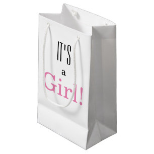 It's a Girl! Baby Shower Party Small Gift Bag
