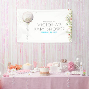 It's A Girl   Baby Shower Welcome Banner