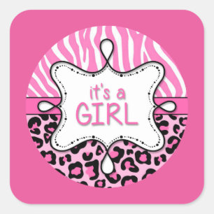 It's a girl baby sticker