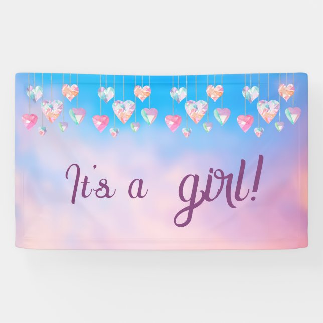 It's a Girl! Banner (Horizontal)