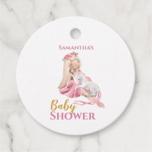 It's a Girl Beautiful Ballerina Baby Shower Favour Favour Tags