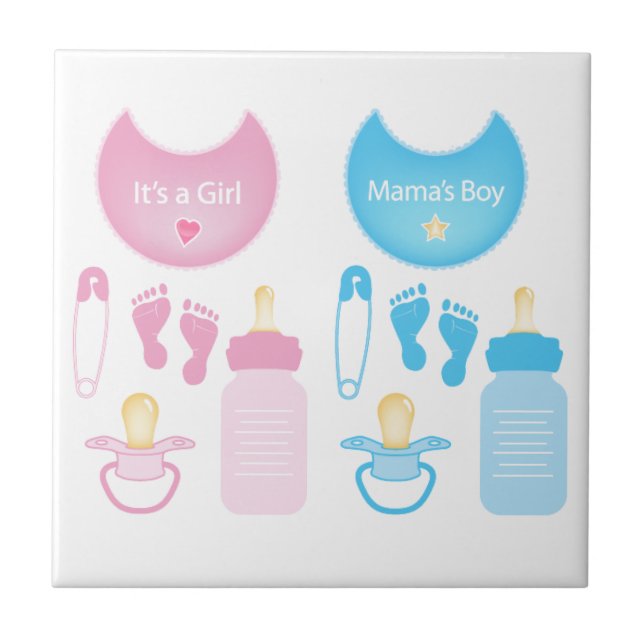 its a girl boy tile (Front)