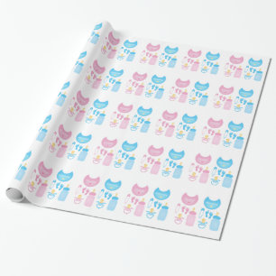 its a girl boy wrapping paper
