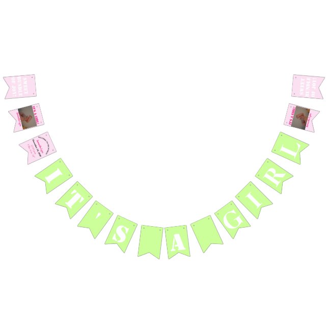 It's a Girl Bunting Banner (All)