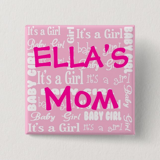 It's a Girl Button (Front)