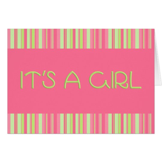 It's a girl card