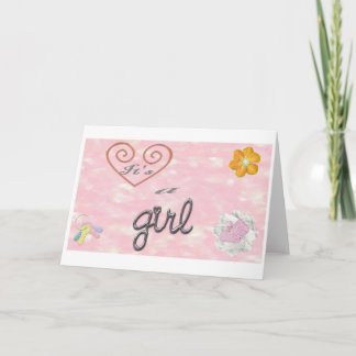 It's a Girl Card