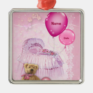 It's a Girl! (customisable) Metal Tree Decoration