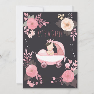 It's a Girl! | Cute Baby Shower Invitation