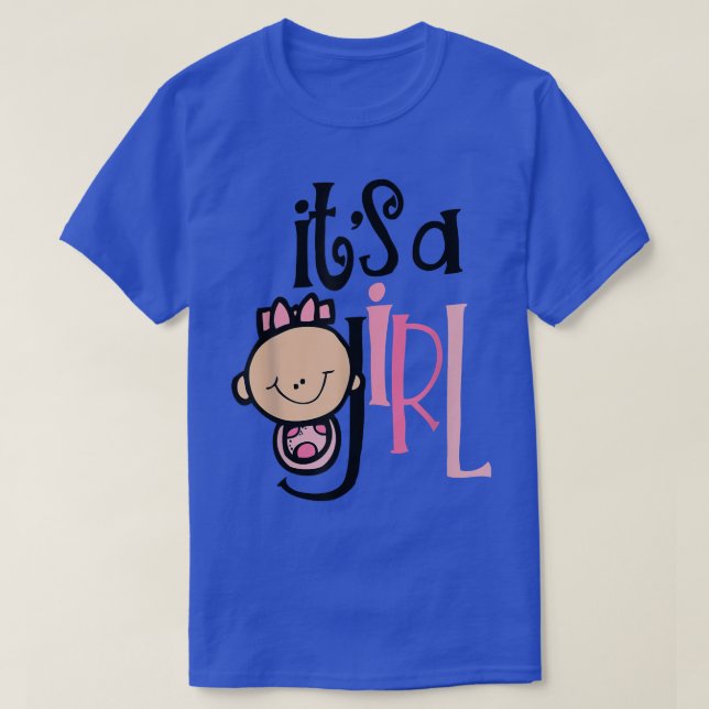 It's a Girl Gender Reveal  Girl Gender Reveal  T-Shirt (Design Front)