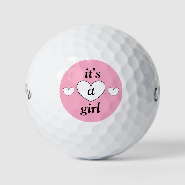 it's a girl golf balls by dalDesignNZ (Front)