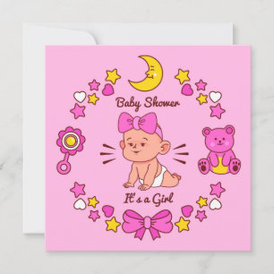 It's a Girl Invitation