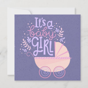 It's a Girl Invitation