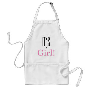 It's a Girl! Kitchen Apron