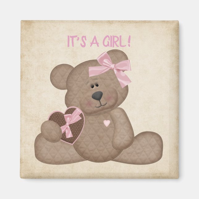 IT'S A GIRL Magnet (Front)