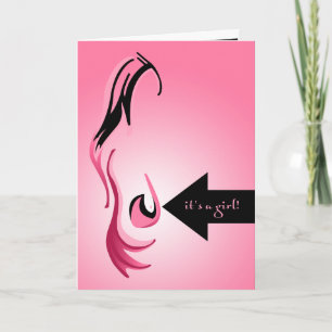 it's a girl! : markdrawn woman announcement