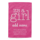 It's A Girl- Modern, Whimsical Pink and Pastel