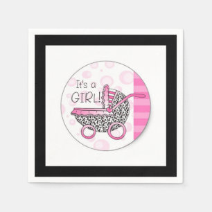 It's a Girl Napkin
