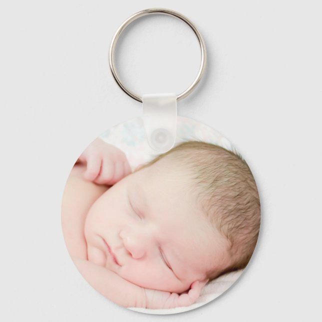 It's a Girl! New Father Keychain (Back)