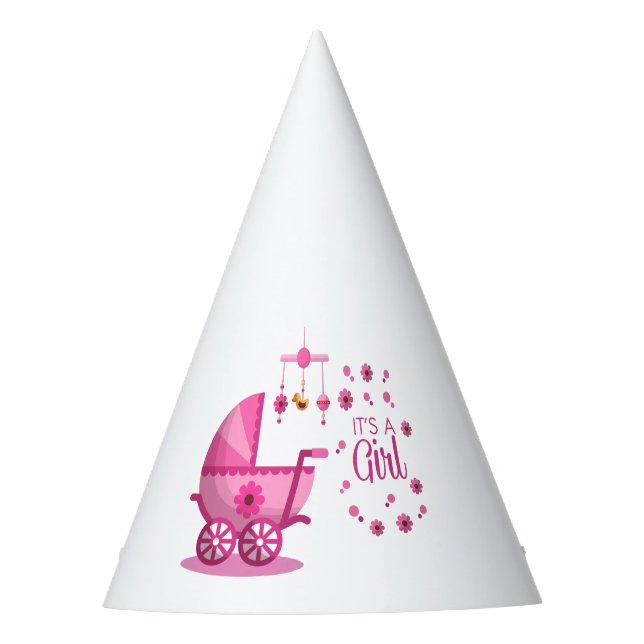 It's A Girl Party Hat (Front)