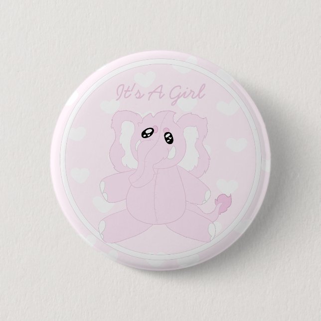 It's A Girl Pin (Front)