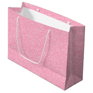 It's a Girl Pink Baby Shower Large Gift Bag