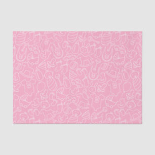 It's a Girl Pink Baby Shower Tissue Paper