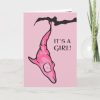 it's a girl! (pink dolphin cocoon)