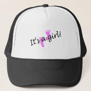 It's A Girl (Pink Feet) Trucker Hat
