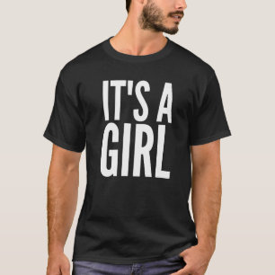 It's A Girl Pink Girl Baby Shower Adoption Gender  T-Shirt
