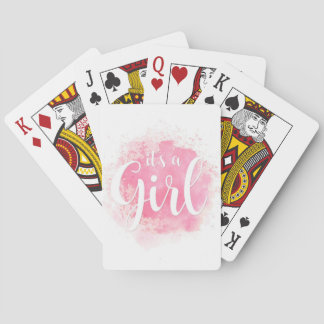 It's a Girl Playing Cards