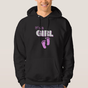 Its A Girl Pregnancy Gender Reveal Hoodie