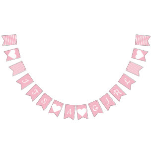 Its A Girl Preppy Bunting