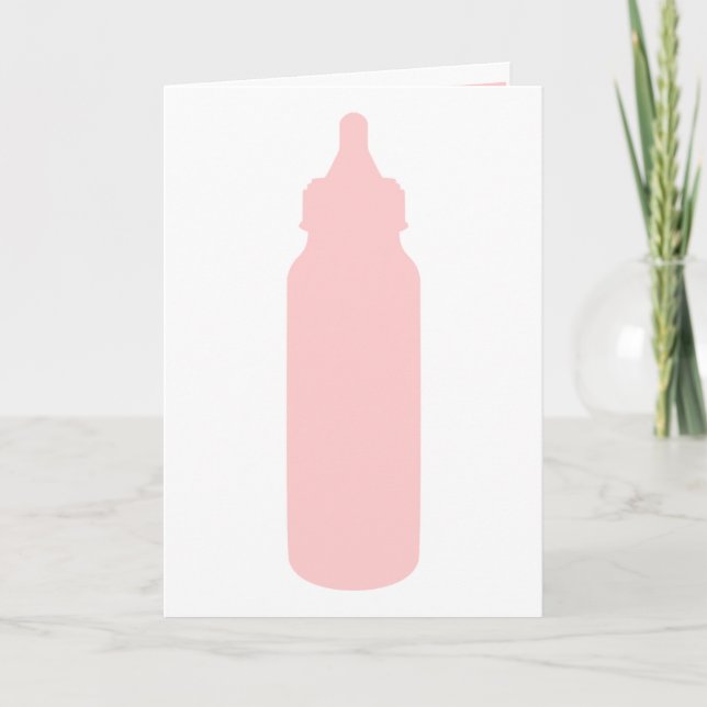 it's a girl! (see inside) announcement (Front)