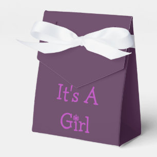 It's A Girl Snowflake Favour Box