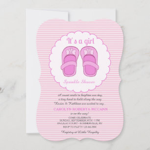 It's A Girl Sprinkle Baby Shower Invitation